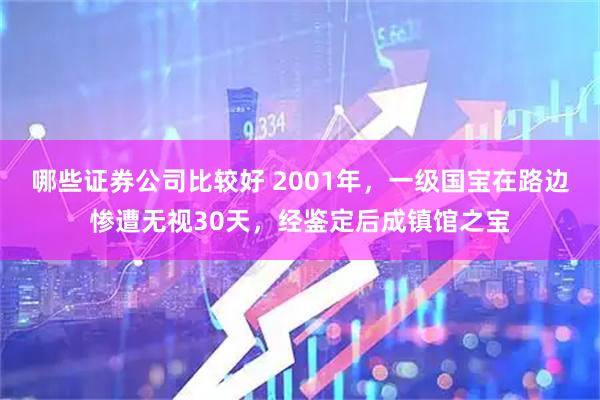哪些证券公司比较好 2001年,一级国宝在路边惨遭无视30天,经鉴定后成镇馆之宝