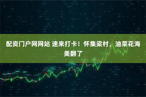 配资门户网网站 速来打卡！怀集梁村，油菜花海美翻了